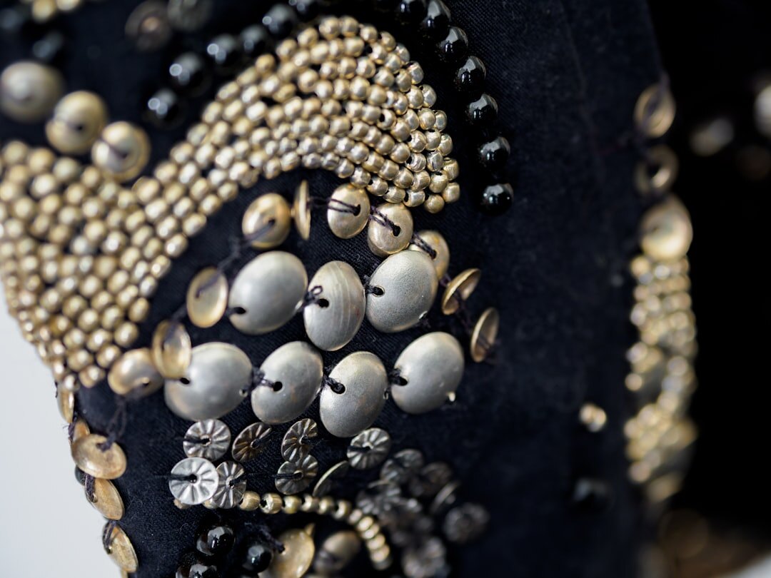 evening dress details