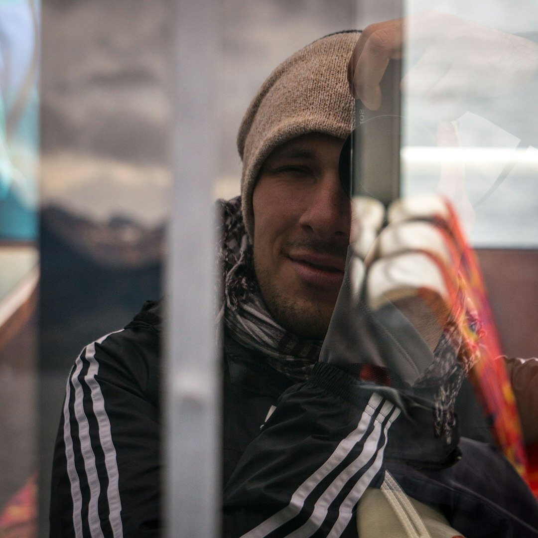 Professional portrait of an Argentine male photographer